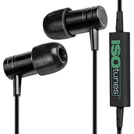 ISOtunes Noise Isolating Bluetooth Earbuds, 26 dB Noise Reduction Rating, 4 Hour Battery, Noise Cancelling Mic, OSHA Compliant Earplug (Best Noise Reduction Earbuds)