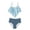 0618-a12 Blue, variant on Bikinis for Teens 2 Piece Girls Swimsuit Two Piece Bathing Suit Adjustable Straps Kids Bikini Sets Teens Swimwear 9-16Y