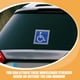thumbnail image 5 of 6Piezas Señal de Coche para Discapacitados, 14x13cm Señales de Estacionamiento para Discapacitados, Pegatinas para Sillas de Ruedas para Ventanas y Carrocería de Automóviles, 5 of 5
