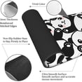 thumbnail image 5 of Cute Panda Print Mouse Pad Extended Large Gaming Mouse Pad XL Oversized Desk Pad Stitched Edges Non-Slip Mat 31.5 X 11.8 Inch, 5 of 14