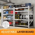 thumbnail image 2 of Welfiya 68.9"W Stainless Steel Shelves,4-Tier Heavy Duty Shelving,2400LBS Total Capacity,Industrial Grade Adjustable Shelves for Kitchen,Garage,Warehouse,Commercial Use,68.9"Wx23.6"Dx70.87"H,Silver, 2 of 9