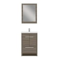 thumbnail image 3 of Alya Bath Sortino 24" Wood Bathroom Vanity with Acrylic Sink in Gray, 3 of 7