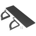 thumbnail image 2 of Drevy 36" W Hanging Shelf, Black, for 1-3/4" Partition/Cubicle Panels, 2 of 6
