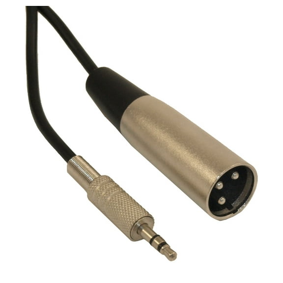 3Ft XLR 3P Male to 3.5mm TRS Male (Balanced Audio) Capture Cable