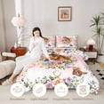 thumbnail image 4 of Erosebridal Farmhouse Horse Full Size Comforter Sets, Colorful Flower Floral Bedding Sets, 4 of 6