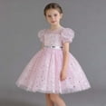 thumbnail image 4 of Xijirk Girls Dresses,Dress for Girls Tutu Gown With Sleeves for Birthday Party Pageant Performance And,Dresses for Girls,Light Pink,11-12 Years, 4 of 7