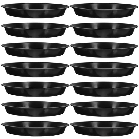 25 uds platillo para plantas, bandeja de plástico para maceta, bandeja redonda para goteo de plantas, platillos para plantas de alta resistencia, bandejas de plástico para plantas