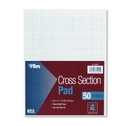 TOPS, TOP35041, Cross Section Pad - Letter, 50 / Pad