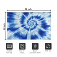 thumbnail image 5 of Blue Tie Dye Mandala Pattern Door Rugs,Washable Non Slip Door Mats Indoor,Decorative Door Mats,Entry Mat Indoor for Entrance,Bedroom,Kitchen,Bathroom,20"x32", 5 of 6