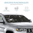 thumbnail image 3 of Fuzoiu Spiders On The Web Print Car Windshield Sunshade,Foldable Reflective Sun Visor,Windshield Sun Shade,UV Rays Sun Visor Shade,Auto Front Sun Shield Shade-Small, 3 of 8