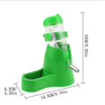 thumbnail image 4 of 3 In 1 Hamster Water Bottle Holder 80ml Dispenser With Base Hut Small Pet, 4 of 4