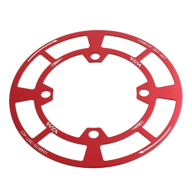 Bike Chainring Guard, 104 BCD Aluminum Alloy Anti Scratching Bike Sprockets Cranksets Guard For 38T To 42T Chainring Sprockets