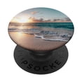 thumbnail image 1 of Soporte para teléfono Pop Knobs Beach Ocean Sunset Wave Tropical Sand, 1 of 6