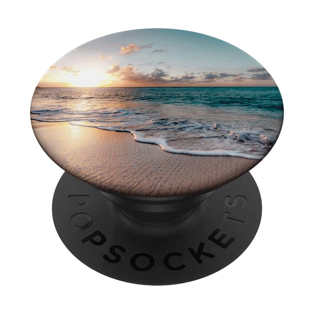 Soporte para teléfono Pop Knobs Beach Ocean Sunset Wave Tropical Sand