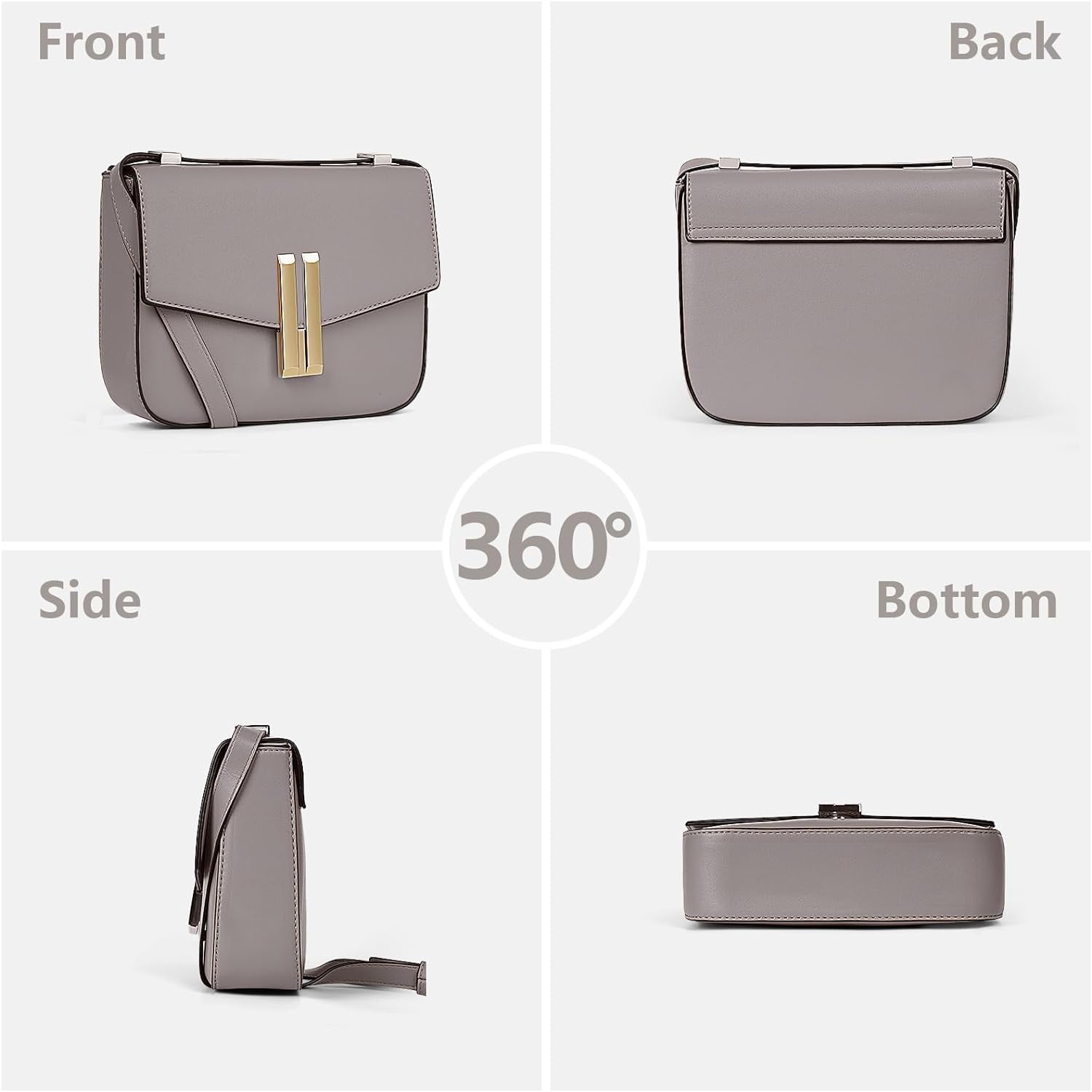 Juoxeepy Small Crossbody Bags for Women Shoulder Bags Trendy Shoulder Purse Satchel Handbag with Flap Closure