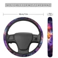 thumbnail image 5 of Jeiento Starry Night Auto Car Steering Wheel Cover Universal 15 Inch Steering Wheel Protector for Women Men Anti-Slip Car Accessory Decoration Fit for Most Cars,SUV,Sedan,Van, 5 of 6