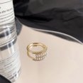 thumbnail image 3 of Qarigey Anillo de reemplazo de extremo abierto antioxidante elegante anticorrosivo brillante citas anillos de boda decoración joyería regalo de Ropa, zapatos y accesorios Miscelánea Qarigey AP014763-00, 3 of 6