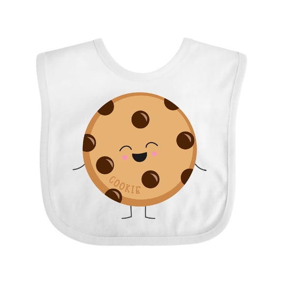 Inktastic Cute Kawaii Cookie Boys or Girls Baby Bib