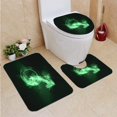 thumbnail image 1 of ABPHQTO Símbolo del planeta Marte Símbolo del signo de Marte Juego de alfombras de baño de 3 piezas Alfombra de baño Alfombra de contorno y tapa de inodoro, 1 of 2