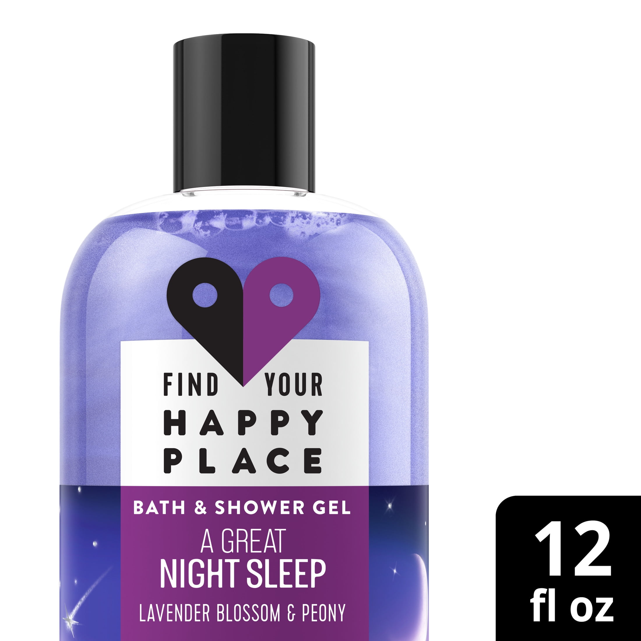 Find Your Happy Place A Great Night Sleep Bath and Shower Gel, 12 oz
