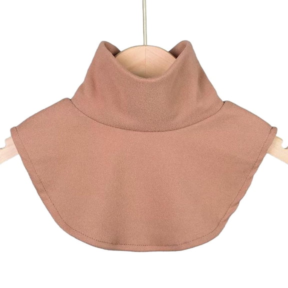 Womens High Elasticity Turtle Neck Fake Collar - Soft & Warm Pullover Base Layer for Fall/Winter, Foldable Design