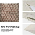 thumbnail image 5 of Block Print Floral Pillow Covers 18x18 Set of 2, Brown Neutral Decorative Throw Pillow Covers Floral Print Farmhouse Outdoor Linen Cushion Cover for Sofa Couch Living Room Bed Decor, 5 of 5