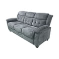 thumbnail image 2 of K-Living Chenille fabric Sofa in Dark Grey Color, 2 of 2