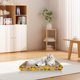 thumbnail image 4 of Large Cat Scratching Post Bed Combo, Corrugated Cardboard Scratch Pad for Indoor Cats, Pet Furniture Toy, Cat Nap Lounger with Scratch Mat for Kittens, Cat Condo for Living Room, Bedroom, Apartment, 4 of 6