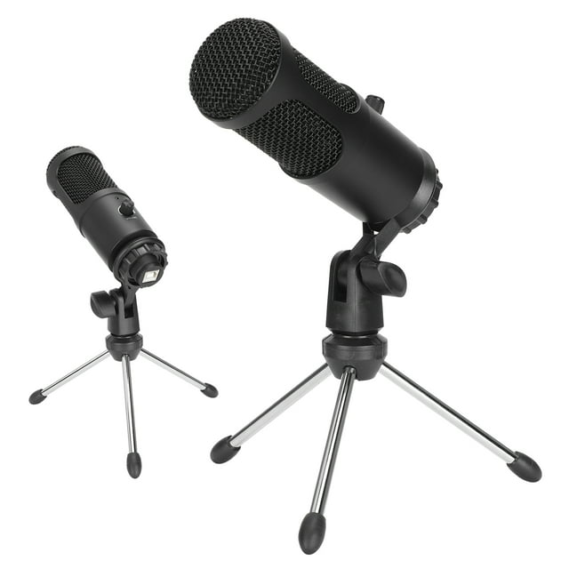 AUDIO DE MICRÓFONO Conveniente Portátil, Micrófono, Para Cantar Música Escuchando la Grabación de Chat de Voz