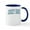 White/Navy Inside, variant on CafePress - Jersey Shore New Jersey NJ Blue Mug - 11 oz Ceramic Mug - Novelty Coffee Tea Cup