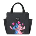 thumbnail image 4 of Bolsa de almuerzo con diseño de Stitch de Disney, linda bolsa bento con dibujos animados, bolsa bento con aislamiento para picnic, bolsa de almuerzo para estudiantes y trabajadores de oficina, 4 of 5