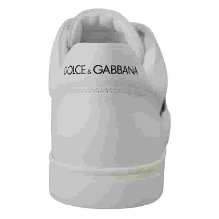 スニーカー DOLCE GABBANA Men Sneakers A20190 A66788S375 WHITE Dolce Gabbana Elegant White Leather Men's Sneakers - Walmart.com