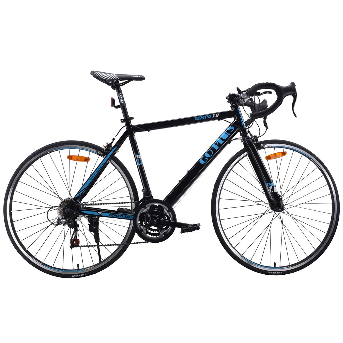 Goplus 700C 52cm Aluminum Road Commuter Bike Perfect for Adults Comfort Road Bicycle 21 Speed Quick Release Walmart