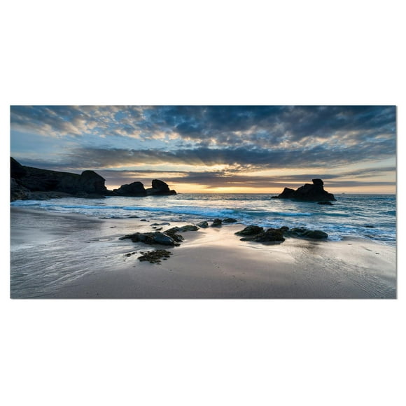 Designart Beautiful Porthcothan Bay Canvas Wall Art