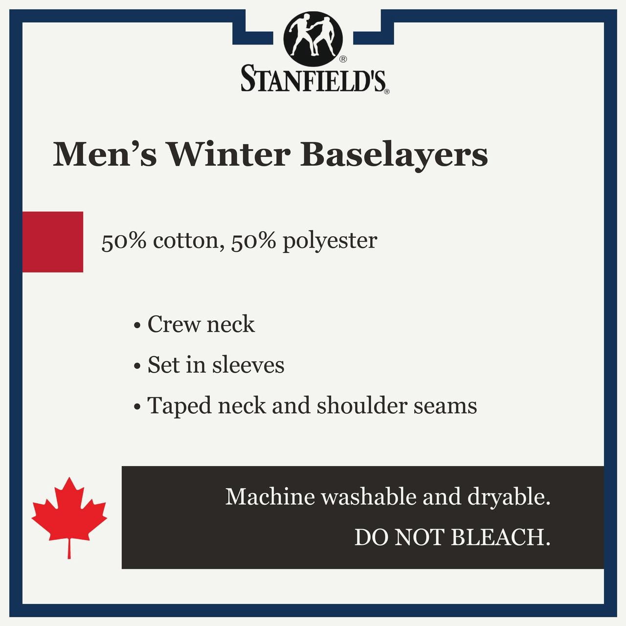 Stanfield's Men's Thermal Waffle Knit Long Sleeve Undershirt Baselayer