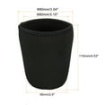 thumbnail image 2 of Uxcell Neoprene Insulated Reusable Coffee Tea Cup Sleeve Black, 2 of 6
