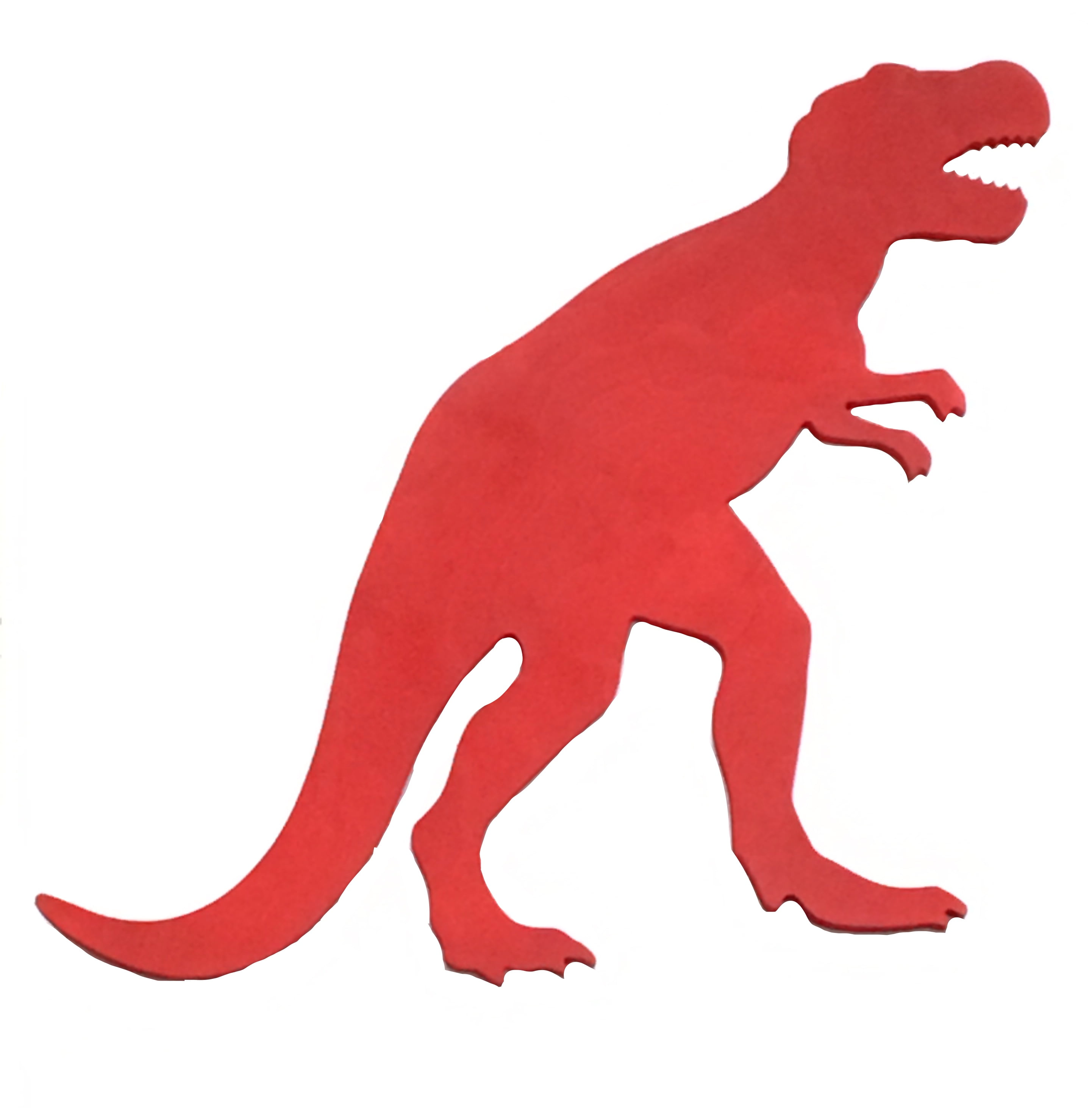 Red T-Rex Dinosaur Wood Decoration Boys Room Kids -