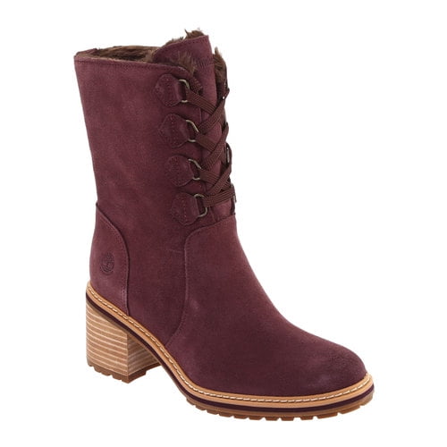 timberland sienna high fleece lined waterproof mid boot