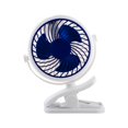 thumbnail image 2 of Alimentación USB Clip ventilador 720 &deg; rotación 3 velocidades portátil pequeño ventilador de refrigeración ventilador Personal - Azul Soledad Mini clip en ventilador, 2 of 7