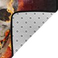 thumbnail image 4 of Satanic Skull In Flames In The Darkness Shaggy Area Rug, Rugs for Living Room Bedroom Non Slip Door Mat Indoor Carpet Machine Washable Nursery Home Decor Floor Mats for Entryway 60x39in-#, 4 of 5