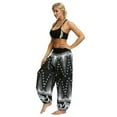 thumbnail image 2 of Sweatpants Women Loose Retro Printed Jumpsuit Crotch Yoga Pants, 2 of 4