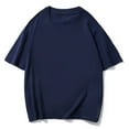 thumbnail image 4 of Men's Summer Oversized T Shirt Pure Soft Comfortable Relaxed Fit Casual Short Sleeve Tee for Daily Wear Mens Basic Tee Shirts Summer Classic T-Shirts, 4 of 5