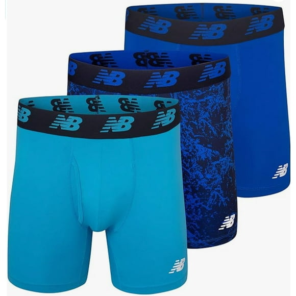 Calzoncillos bóxer New Balance para hombre, talla S, cadet/Team Royal, paquete de 6