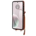 thumbnail image 2 of Rhombic Texture Card Bag Case For Motorola Razr 40, 2 of 3