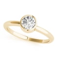 thumbnail image 2 of 1.00 Ct Brilliant Cut Round Natural Moissanite Diamond Engagement Rings for Women Fine 14K Yellow Gold, 2 of 6