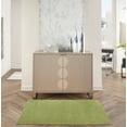 thumbnail image 1 of Nourison Noursion Essentials Solid Contemporary Green 3' x 5' Area Rug, (3' x 5'), 1 of 5