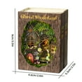 thumbnail image 4 of BESTSKY 2026 New Diy Miniature House Kit, Tiny House Kit Diy Dollhouse Kit 1:100 Scale Creative Room for Adults and Teens Mini Handmade Wooden Dollhouse Toys Home Decor (Forest Wonderland), 4 of 6