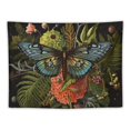 thumbnail image 5 of ONETECH Boho Mushroom Dragonfly Tapestry for Bedroom Aesthetic, Vintage Botanical Plant Art Tapestries Wall Hanging for College Dorm Living Room Decor Fairy Galaxy Poster Blanket, 5 of 7