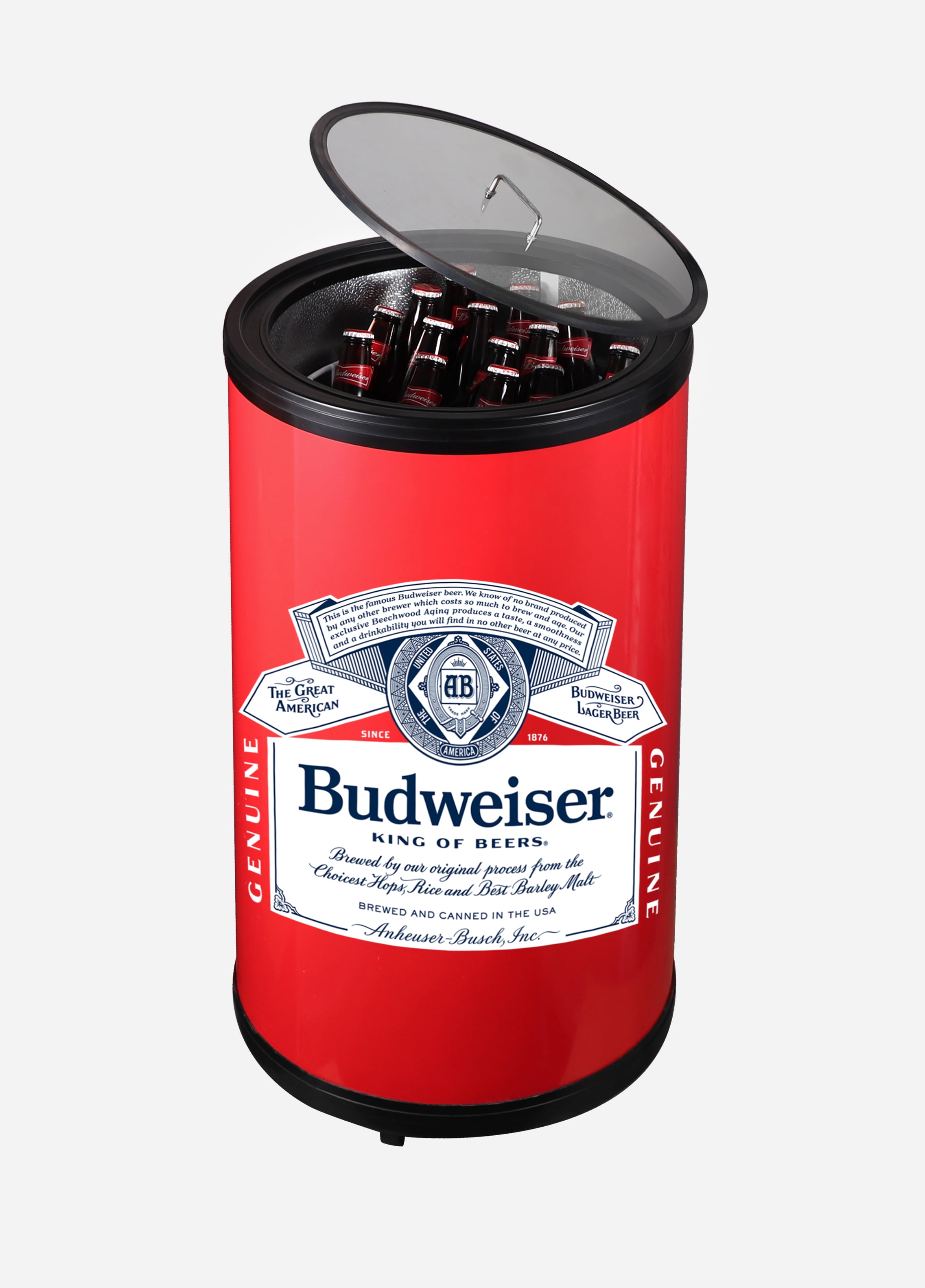 Budweiser 50L/50 Can Party Cooler FRP246, Red