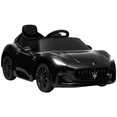thumbnail image 2 of Qaba 12V Kids Electric Car, Maserati Gran Turismo Licensed Electric Car for Kids w/ Remote Control, Soft Start, LED Lights, Music, Horn, Black, 2 of 9